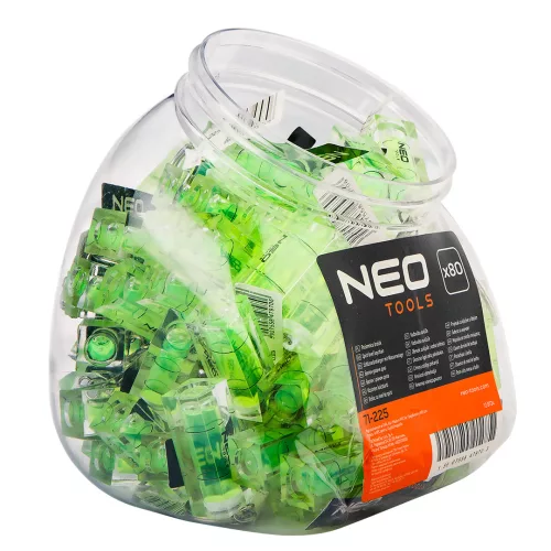 Neo Tools Vízmérték libella, kulcstartó,