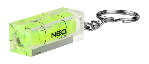 Neo Tools Vízmérték libella, kulcstartó,