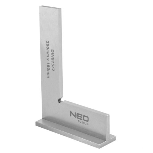 Neo Tools Precíziós talpas derékszög, DIN875/2, 250x160mm