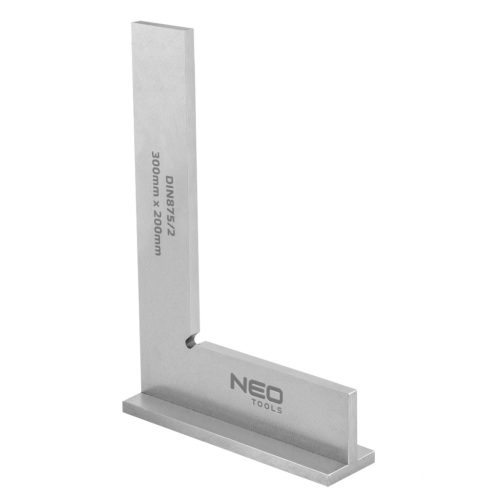 Neo Tools Precíziós talpas derékszög, DIN875/2, 300x200mm
