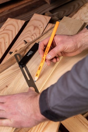 Neo Tools Állítható derékszög és szögmásoló, rozsdamentes