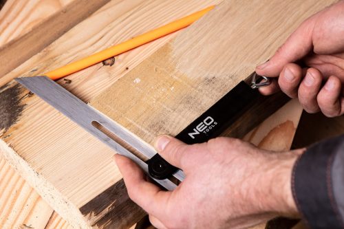 Neo Tools Állítható derékszög és szögmásoló, rozsdamentes