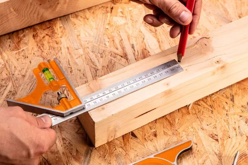 Neo Tools Profi szögmérő, derékszög és vonalzó, rozsdamentes-alu 60cm