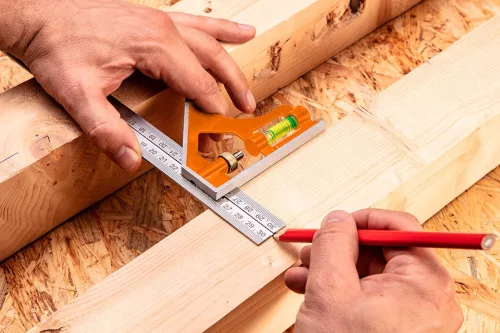 Neo Tools Profi szögmérő, derékszög és vonalzó, rozsdamentes-alu 60cm