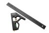 Neo Tools Profi szögmérő, derékszög és vonalzó, festett-alu 30cm
