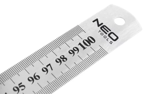 Neo Tools Acél vonalzó 100cm rozsdamentes