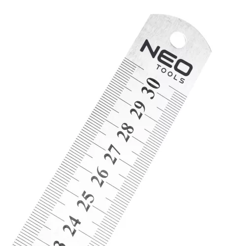 Neo Tools Acél vonalzó 30cm rozsdamentes