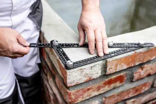 Neo Tools Szögmásoló és vonalzó, 4 oldalas, alumínium