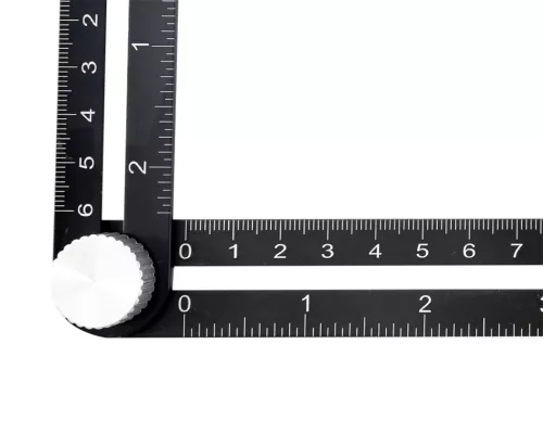 Neo Tools Szögmásoló és vonalzó, 4 oldalas, alumínium