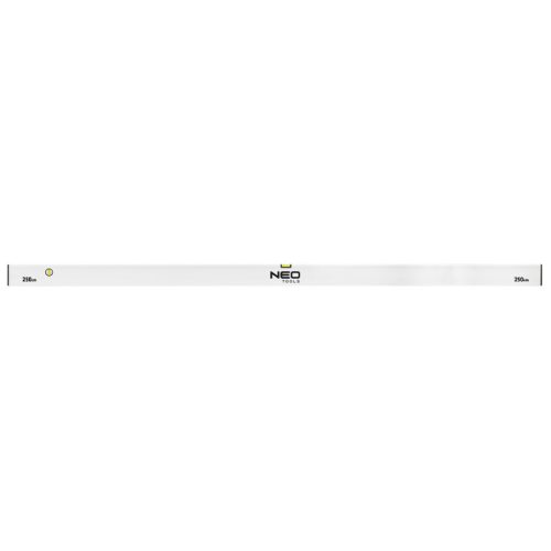 Neo Tools Ölesléc, 250cm - 2 libella, vízszintes, függőleges