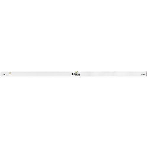 Neo Tools Ölesléc, 300cm - 2 libella, vízszintes, függőleges