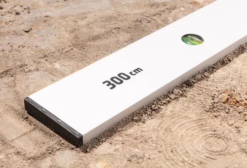 Neo Tools Ölesléc, 300cm- 2 libella, vízszintes, függőleges, 2 fogantyú