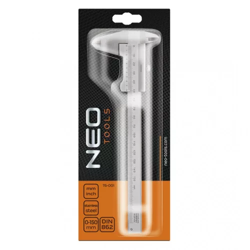 Neo Tools tolómérő 150mm acél