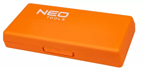 Neo Tools Mikrométer, műanyag tokban, 0-25mm