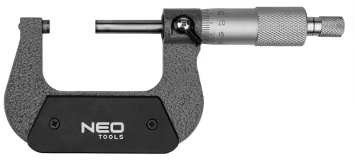 Neo Tools Mikrométer, műanyag tokban, 25-50mm