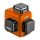 Neo Tools Lézeres szintező, 3D önbeálló keresztvonallézer, 3x360 fokos, 15m, mágneses tartó, céltábla, koffer, piros