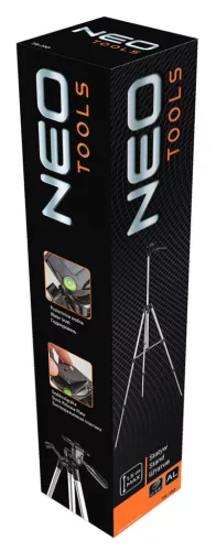 Neo Tools Háromlábú állvány lézeres szintezőhöz 150cm 1/4"