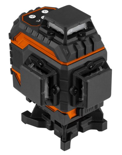 Neo Tools Lézer szintező, 3D önbeálló keresztvonallézer,360 fokos, 12 lézervonal, 25méter hatótáv, tölthető akku, tartozékok, hordtáska, zöld lézervonalak