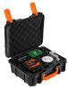 Neo Tools Lézer szintező, 3D önbeálló keresztvonallézer,360 fokos, 16 lézervonal, 25méter hatótáv, tölthető akku, tartozékok, hordtáska, zöld lézervonalak