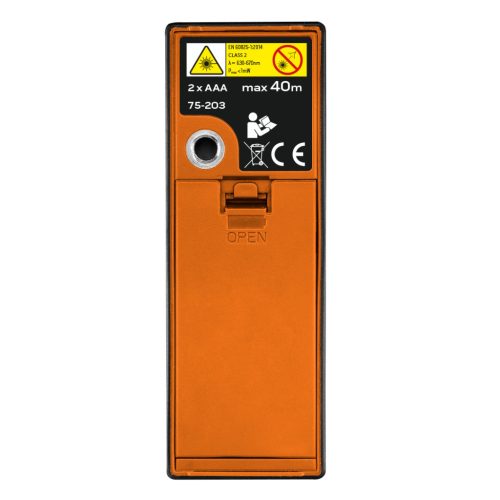 Neo Tools Lézeres távolságmérő, hatótáv: 40 m, érintőképernyő