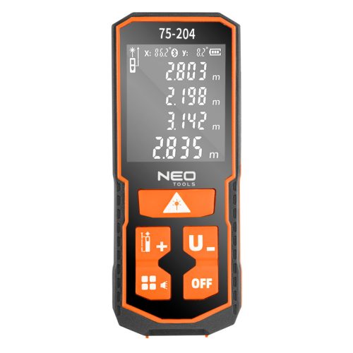 Neo Tools Lézeres távolságmérő, hatótáv: 60 m, IP54, fröccsenő víz védelem