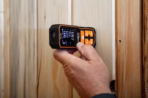 Neo Tools Lézeres távolságmérő, hatótáv: 100 m, IP54, fröccsenő víz védelem