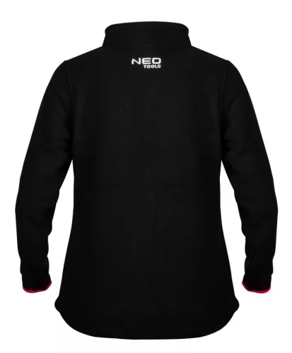 Neo Tools Női polár munkavédelmi pulóver, fekete, 300g/m2, XXL