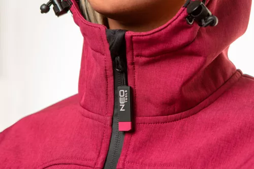 Neo Tools Női softshell, víz- és szélálló munkavédelmi kabát, vízállóság:8000, lélegző:1000, XXL