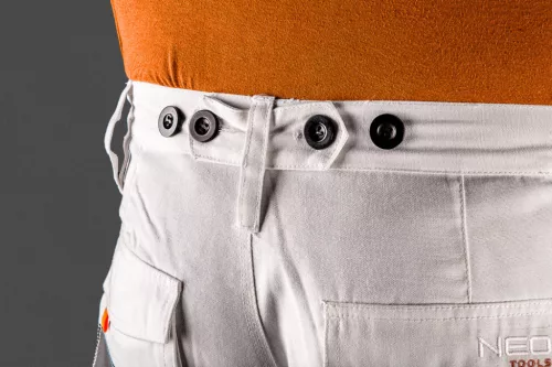Neo Tools Fehér munkásnadrág, HD, S/48
