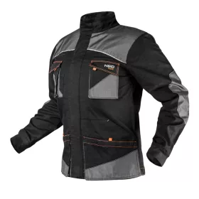   Neo Tools Karcsúsított(slim fit) munkavédelmi kabát, HD, 60% pamut, 37% polyester, 3% elasztán, 285 g/m2, L