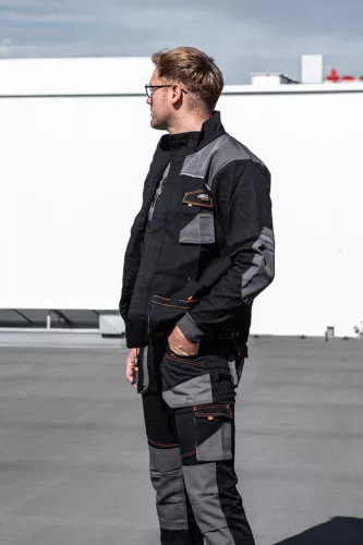 Neo Tools Karcsúsított(slim fit) munkavédelmi kabát, HD, 60% pamut, 37% polyester, 3% elasztán, 285 g/m2, XL