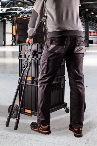 Neo Tools Munkásnadrág, HD, L/54 65% poliészter, 35% pamut, 267g/m2, térdprotektor zseb, LD