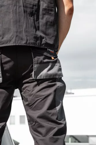Neo Tools Munkásnadrág, HD, S/48 65% poliészter, 35% pamut, 267g/m2, térdprotektor zseb, S
