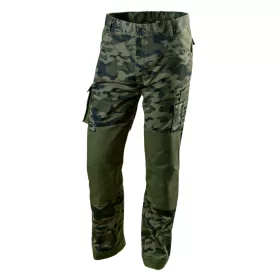   Neo Tools Terepmintás munkásnadrág,CAMO, 60% pamut, 40% polyester, 255 g/m2, L