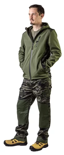 Neo Tools Terepmintás munkásnadrág,CAMO, 60% pamut, 40% polyester, 255 g/m2, S