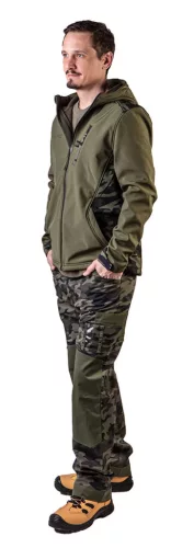 Neo Tools Terepmintás munkásnadrág,CAMO, 60% pamut, 40% polyester, 255 g/m2, S