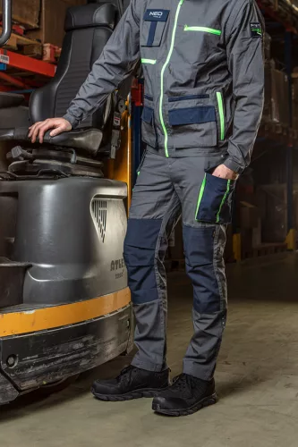 Neo Tools Munkásnadrág Premium, 100% pamut, hasadásgátló szövet, M
