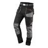 Neo Tools Karcsúsított(slim fit), munkásnadrág, HD, 60% pamut, 37% polyester, 3% elasztán, 285 g/m2, övvel, M