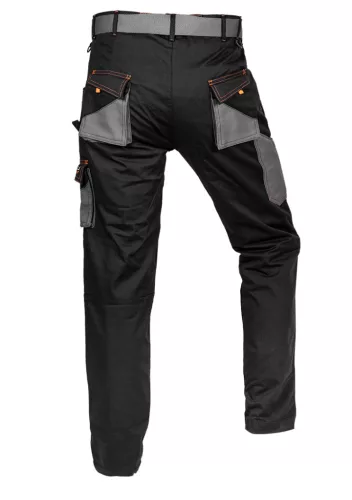 Neo Tools Karcsúsított(slim fit), munkásnadrág, HD, 60% pamut, 37% polyester, 3% elasztán, 285 g/m2, övvel, M