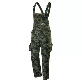   Neo Tools Kantáros, terepmintás munkásnadrág, CAMO, 60% pamut, 40% polyester, 255 g/m2, L