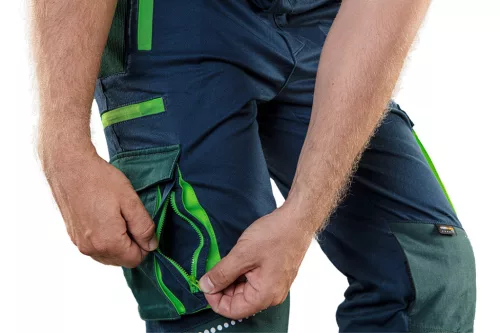 Neo Tools Kantáros munkásnadrág, Premium, 62% pamut, 35% polyester, 3% elasztán, XL