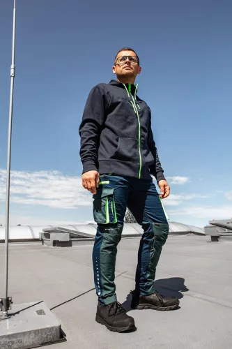 Neo Tools Kantáros munkásnadrág, Premium, 62% pamut, 35% polyester, 3% elasztán, XXL