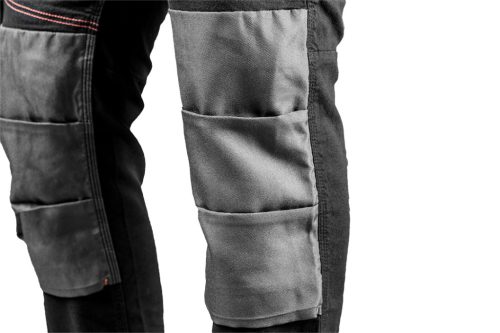 Neo Tools Kantáros munkásnadrág, karcsúsított(slim fit), 60% pamut, 37% polyester, 3% elasztán, 285 g/m2, S