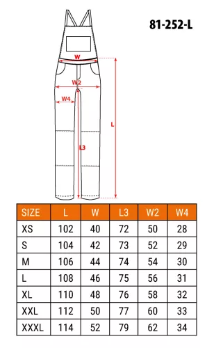 Neo Tools Kantáros, terepmintás munkásnadrág, CAMO Urban, 60% pamut, 37% poliészter, 3% elasztán, L