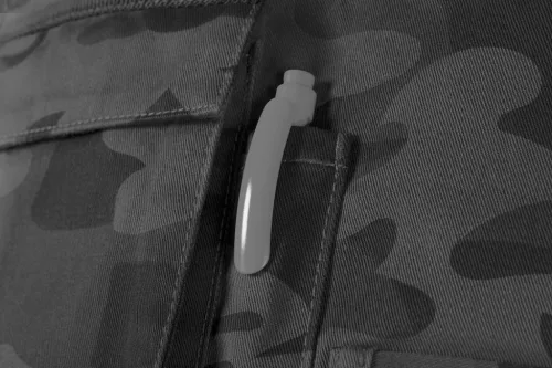 Neo Tools Kantáros, terepmintás munkásnadrág, CAMO Urban, 60% pamut, 37% poliészter, 3% elasztán, S