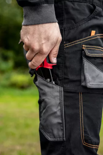 Neo Tools Overall, HD, karcsúsított(slim fit), 60% pamut, 37% polyester, 3% elasztán, 285 g/m2, M