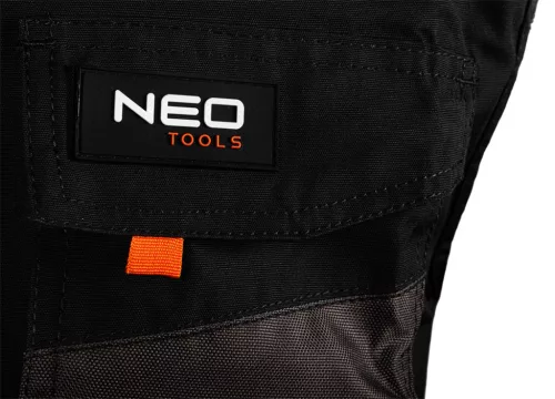 Neo Tools Munkavédelmi mellény, HD, L/52 65% poliészter, 35% pamut, 267g/m2, vékony fényvisszaverő csík, L