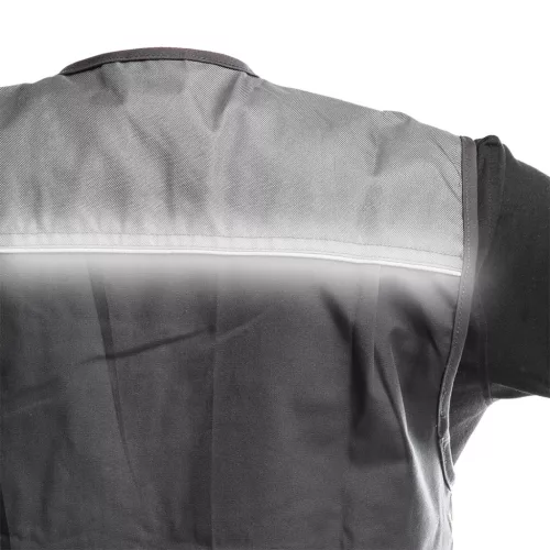 Neo Tools Munkavédelmi mellény, HD, M/50 65% poliészter, 35% pamut, 267g/m2, vékony fényvisszaverő csík, M