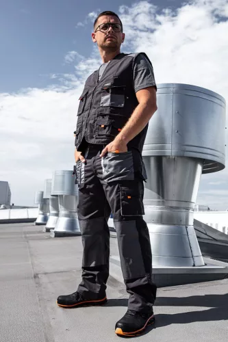 Neo Tools Munkavédelmi mellény, HD, XXL/58 65% poliészter, 35% pamut, 267g/m2, vékony fényvisszaverő csík, XXL