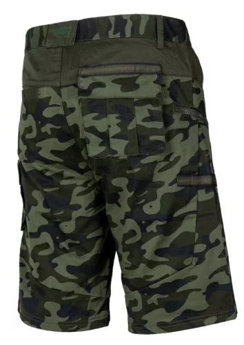 Neo Tools Terepmintás munkás rövidnadrág, CAMO, 60% pamut, 40% polyester, 255 g/m2, S